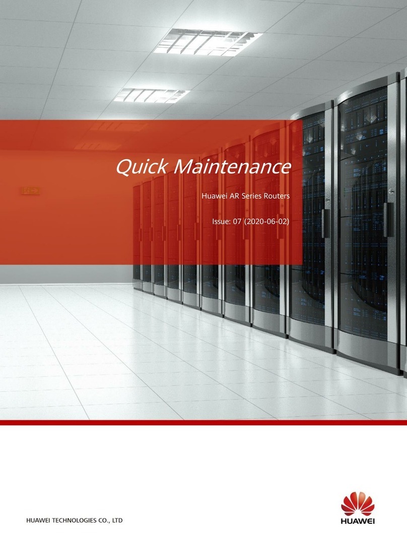 Huawei AR Series Quick Maintenance Guide