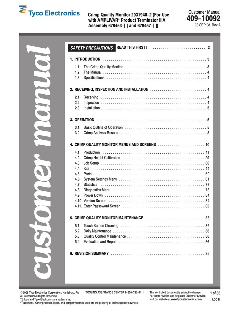 Tyco Electronics 2031940-2 Reference guide Tyco Electronics 2031940-2 Reference guide