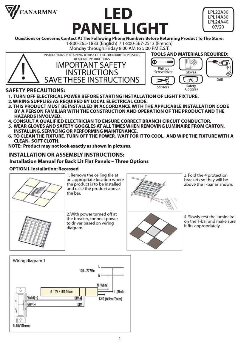 CANARMNA LPL22A30 manual