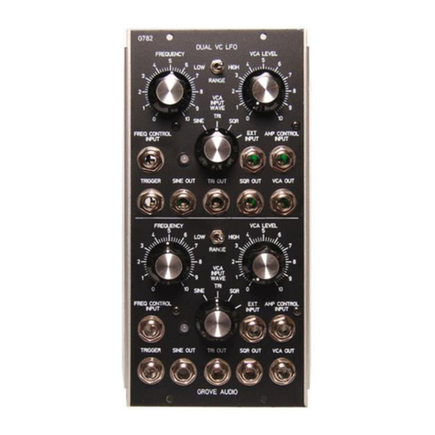 Grove Audio GMS-782 Preliminary operation manual