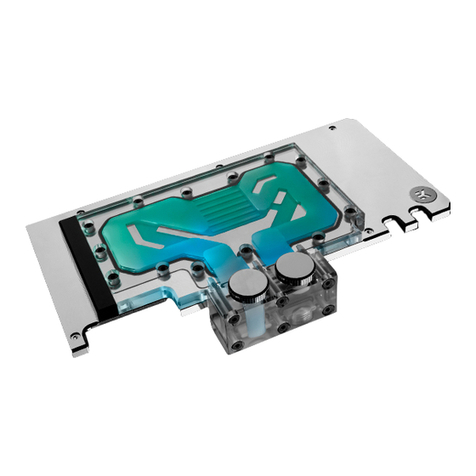 EK-Quantum Vector Strix RTX 3080 Backplate User manual