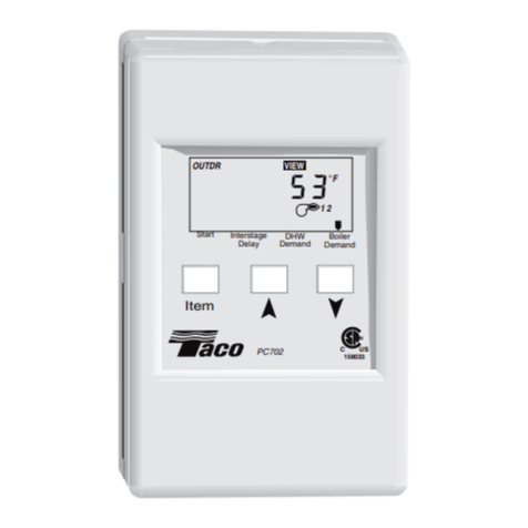Taco PC702–1 instruction sheet