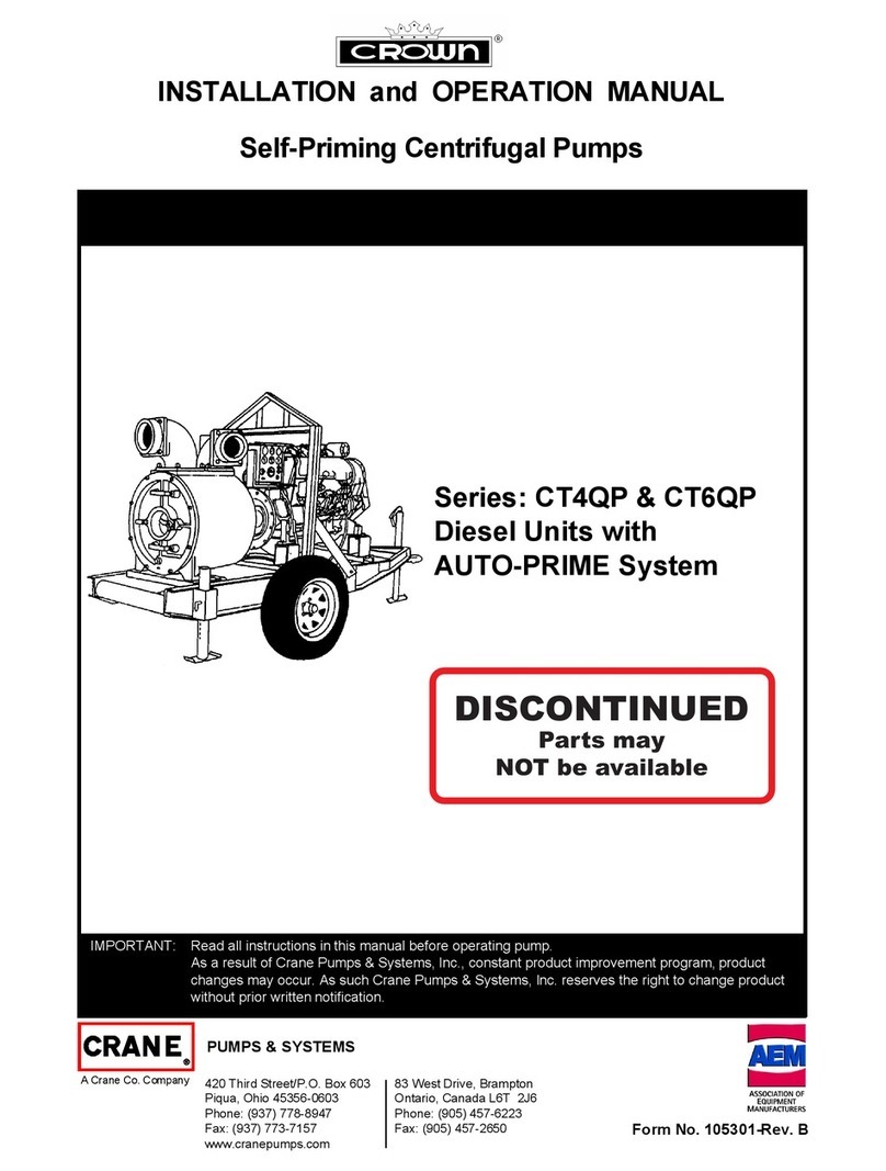 Crown CT4QP Series Installation and operation manual