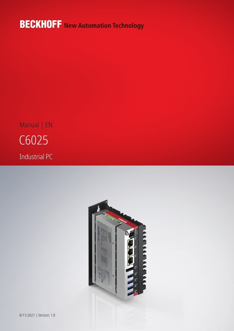 Beckhoff C6025 manual
