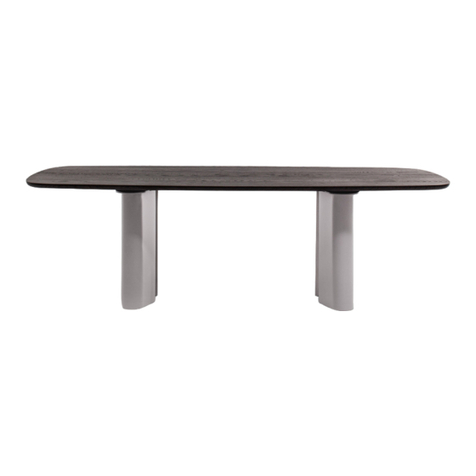 Bonaldo GEOMETRIC TABLE quick start guide