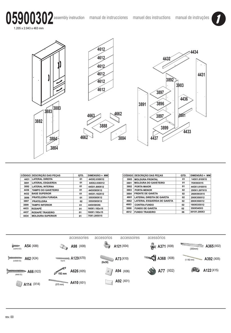 Zanzini 05900302 Assembly instruction