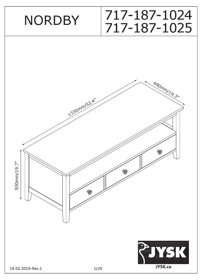 Jysk NORDBY 717-187-1024 Assembly instructions
