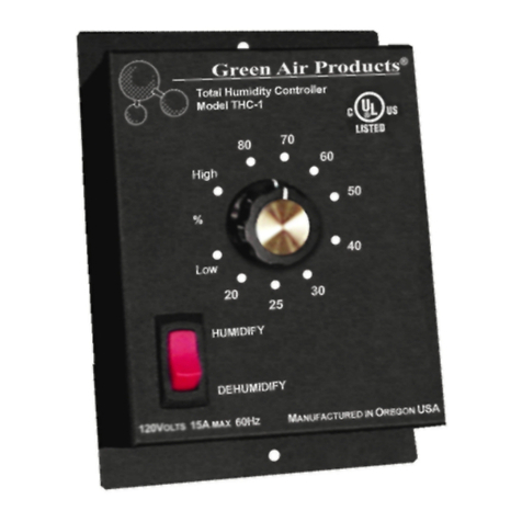 Green Air Products THC-1 Programming manual