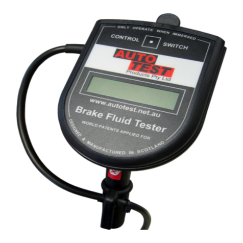 AutoTest Brake Fluid Tester user manual