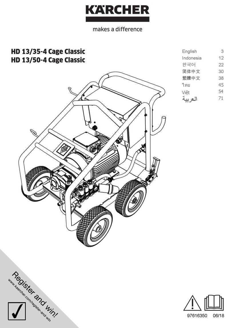 Kärcher Cage Classic HD 13/35-4 User manual