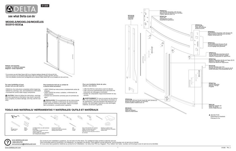 Delta B55910-6030 User manual
