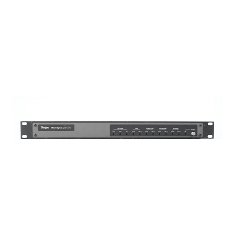 TimeLine Micro Lynx ACG Option Card User manual