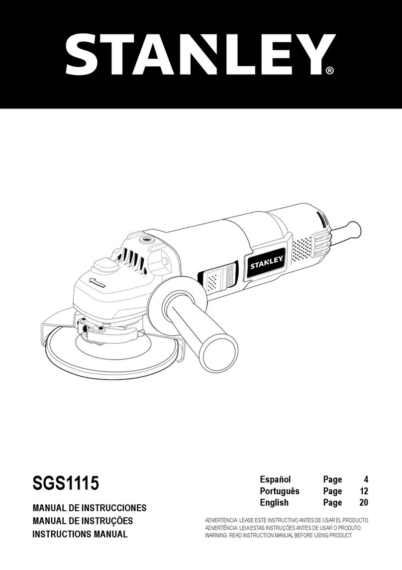 Stanley SGS1115 User manual