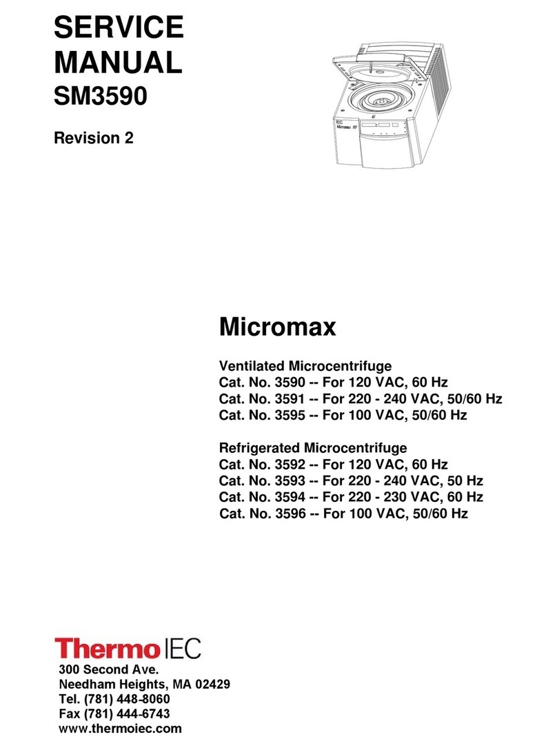 Thermo IEC Micromax 3590 Service manual