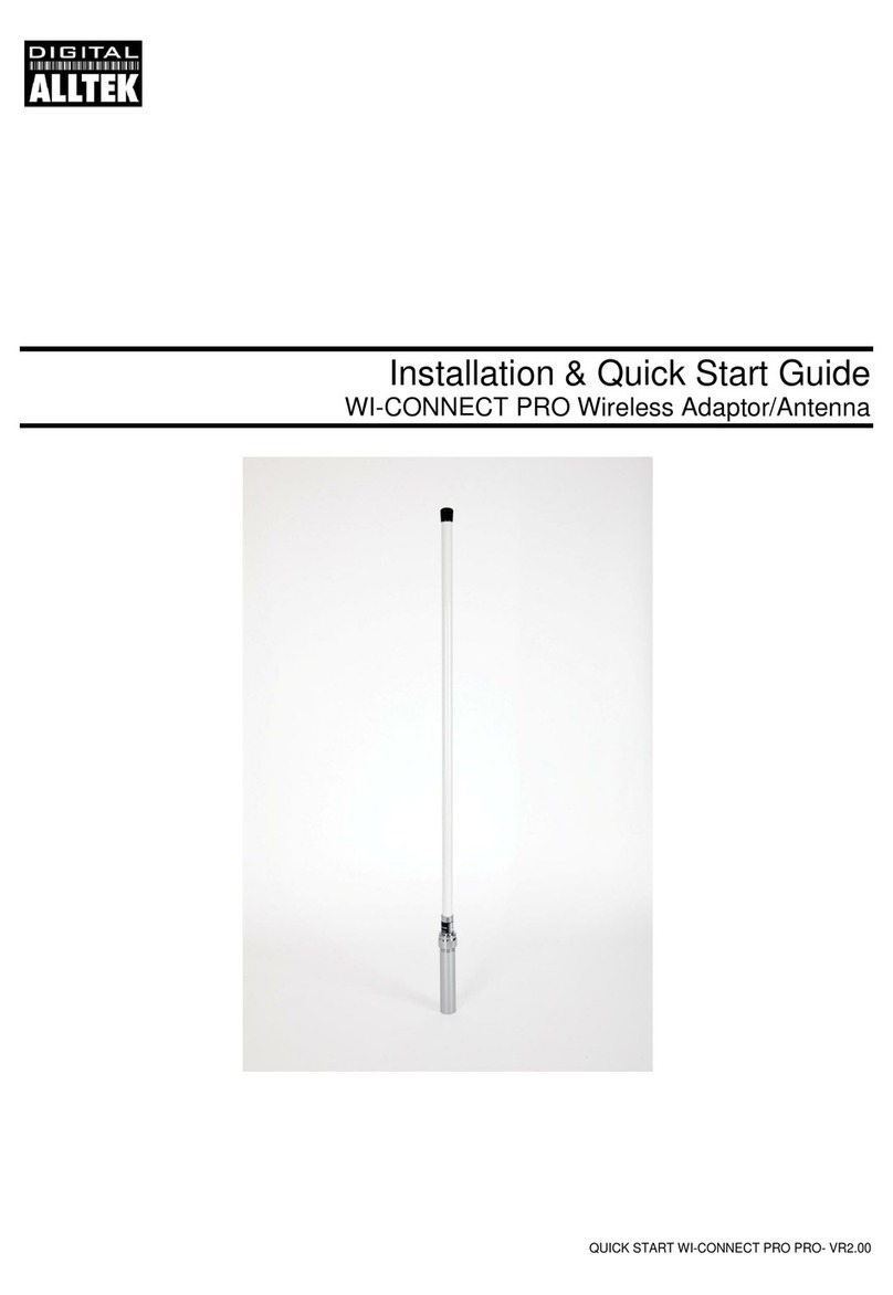 DIGITAL ALLTEK WI-CONNECT PRO Installation & quick start guide