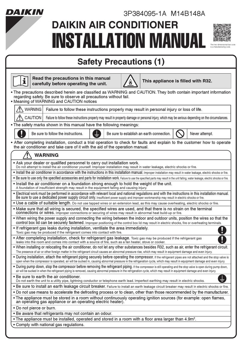 Daikin 3P384095-1A User manual