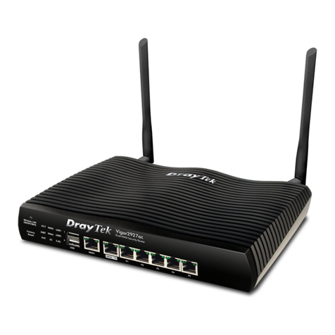 Draytek Vigor2927 Series quick start guide