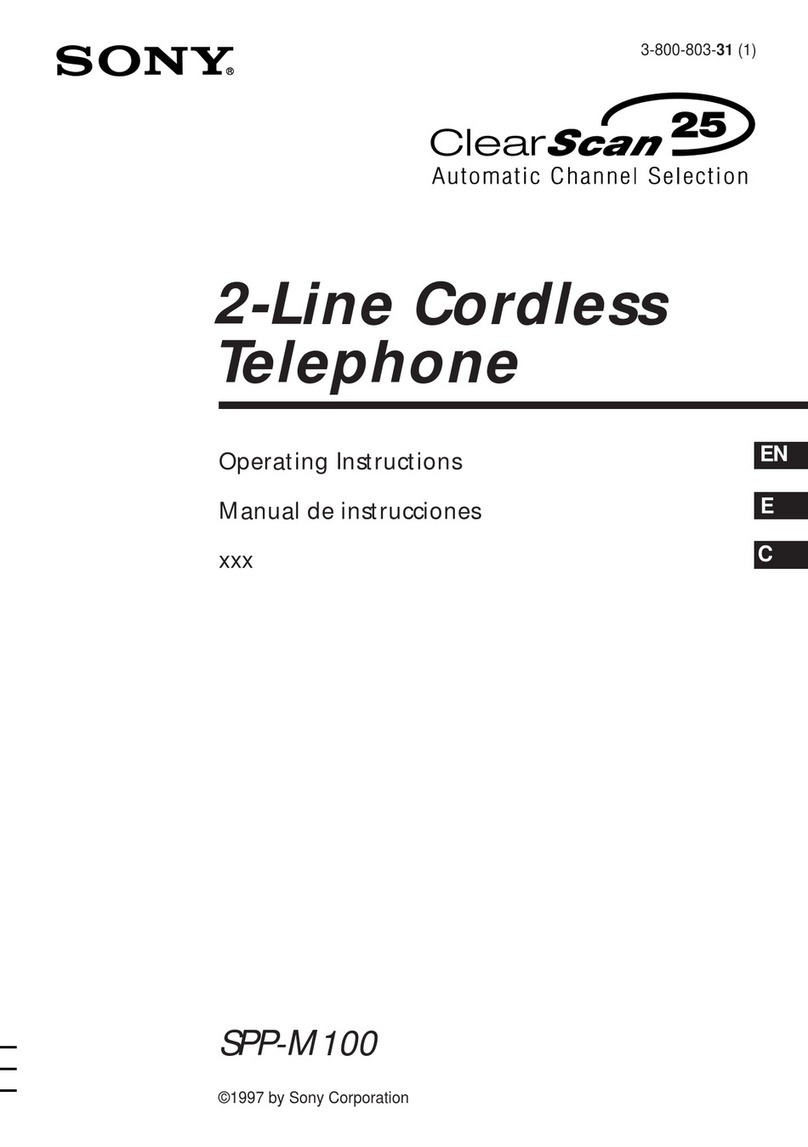 Sony ClearScan25 SPP-M100 User manual