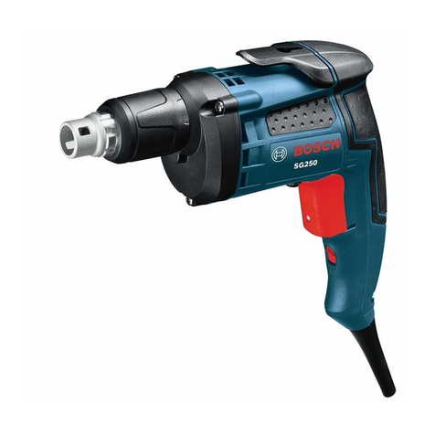 Bosch SG250 Assembly instructions