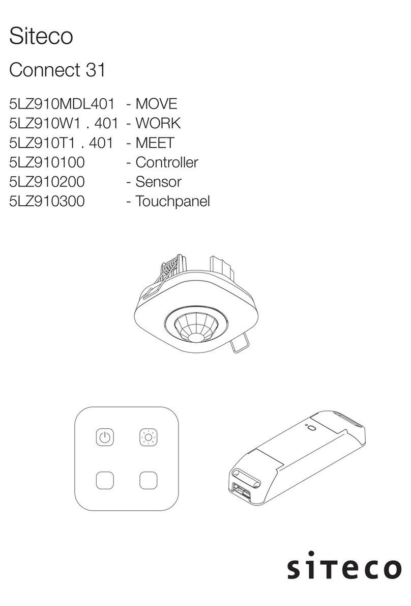 Siteco Connect 31 5LZ910W1 401 Series quick start guide