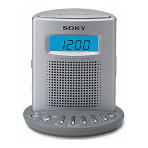 Sony ICF-C713L User manual
