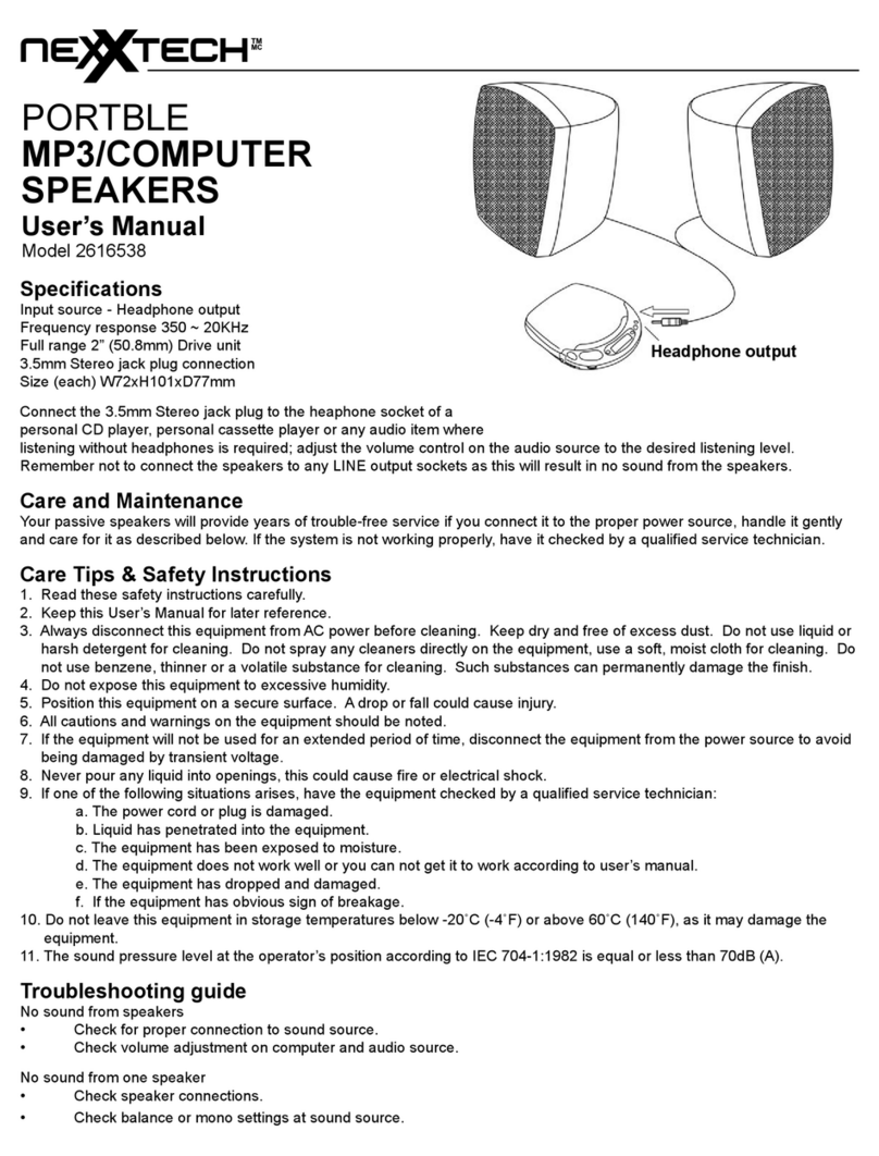 NexxTech 2616538 user manual