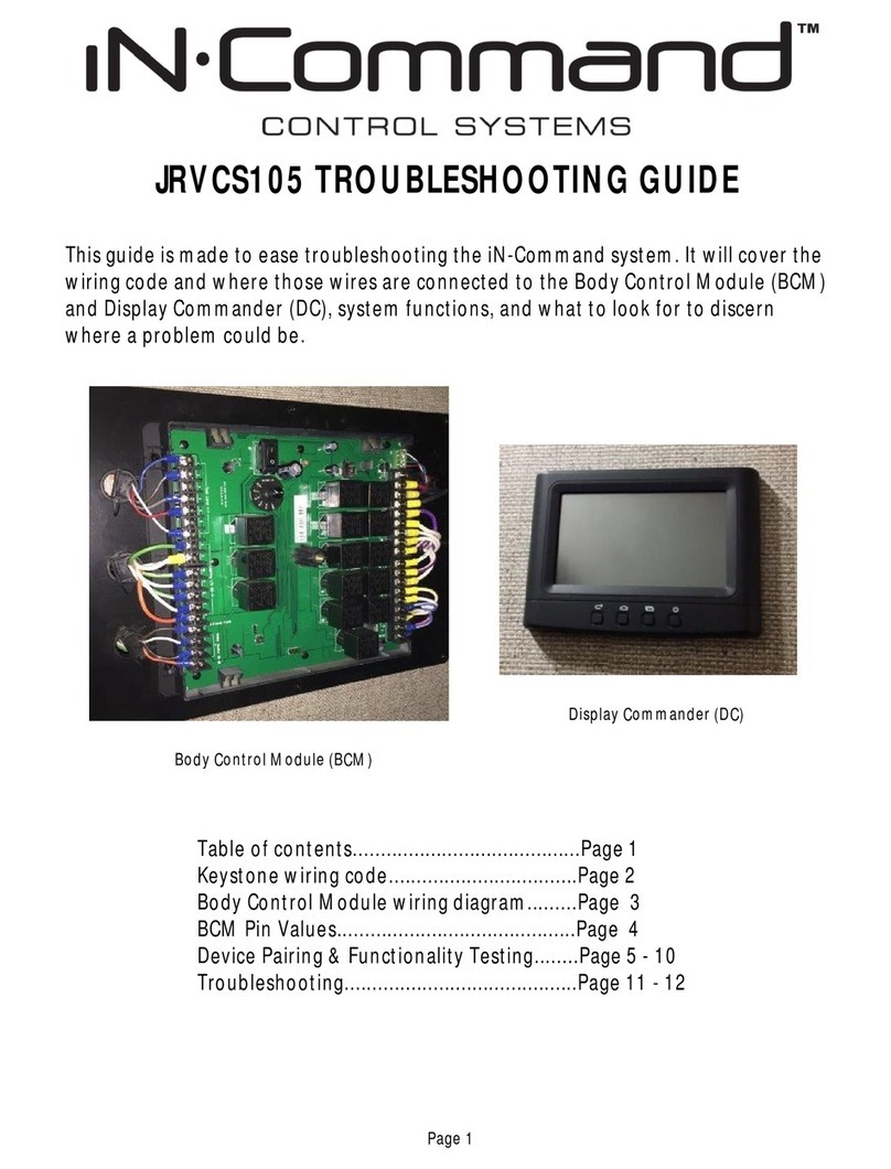 ASA Electronics iN-Command JRVCS105 troubleshooting guide