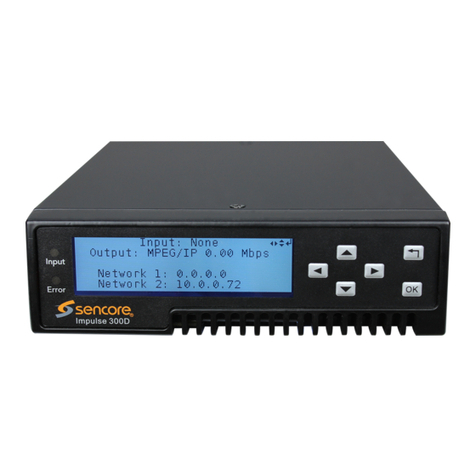 Sencore Impulse 300D user manual