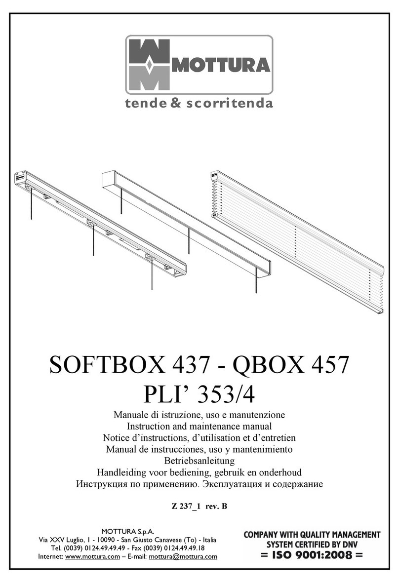 Mottura SOFTBOX 437 Instruction and maintenance manual