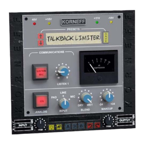 KORNEFF Talkback Limiter user manual