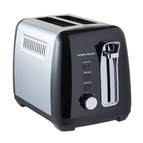 Morphy Richards Equip 2 Slice Toaster User manual