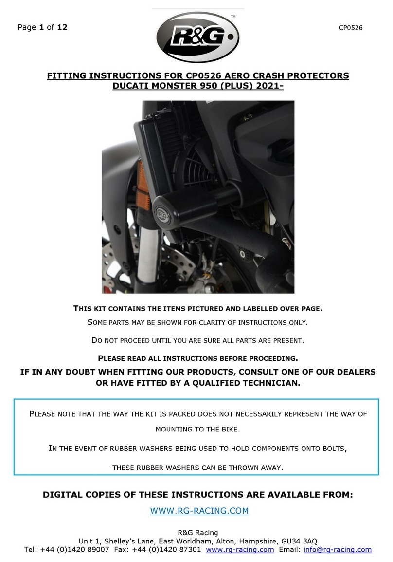 R&G CP0526 Fitting instructions
