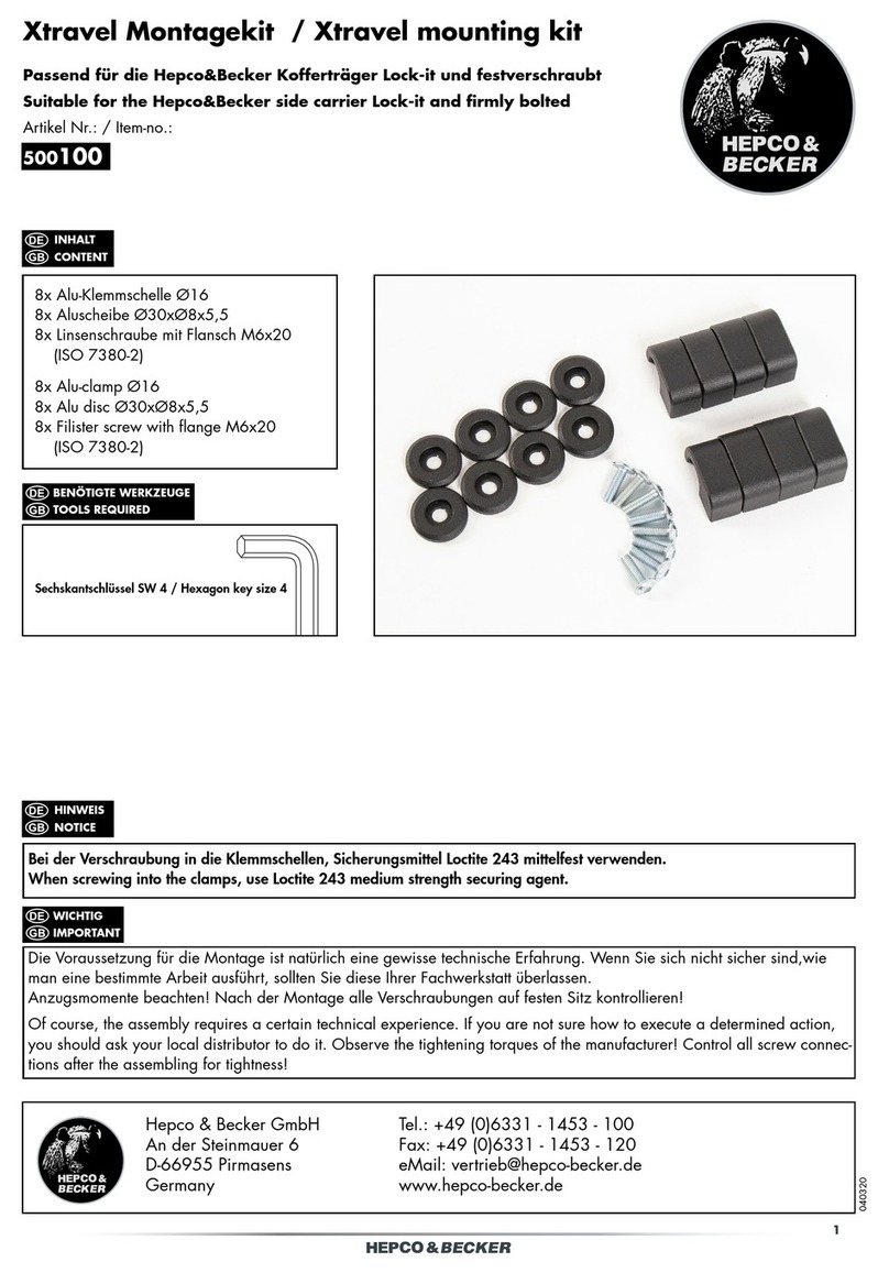 hepco & becker 500100 User manual hepco & becker 500100 User manual