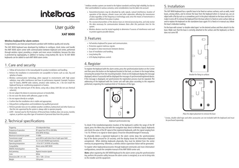 Intelbras XAT 8000 user guide