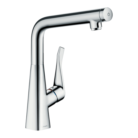 Hans Grohe Metris Select 320 1jet Series Manual