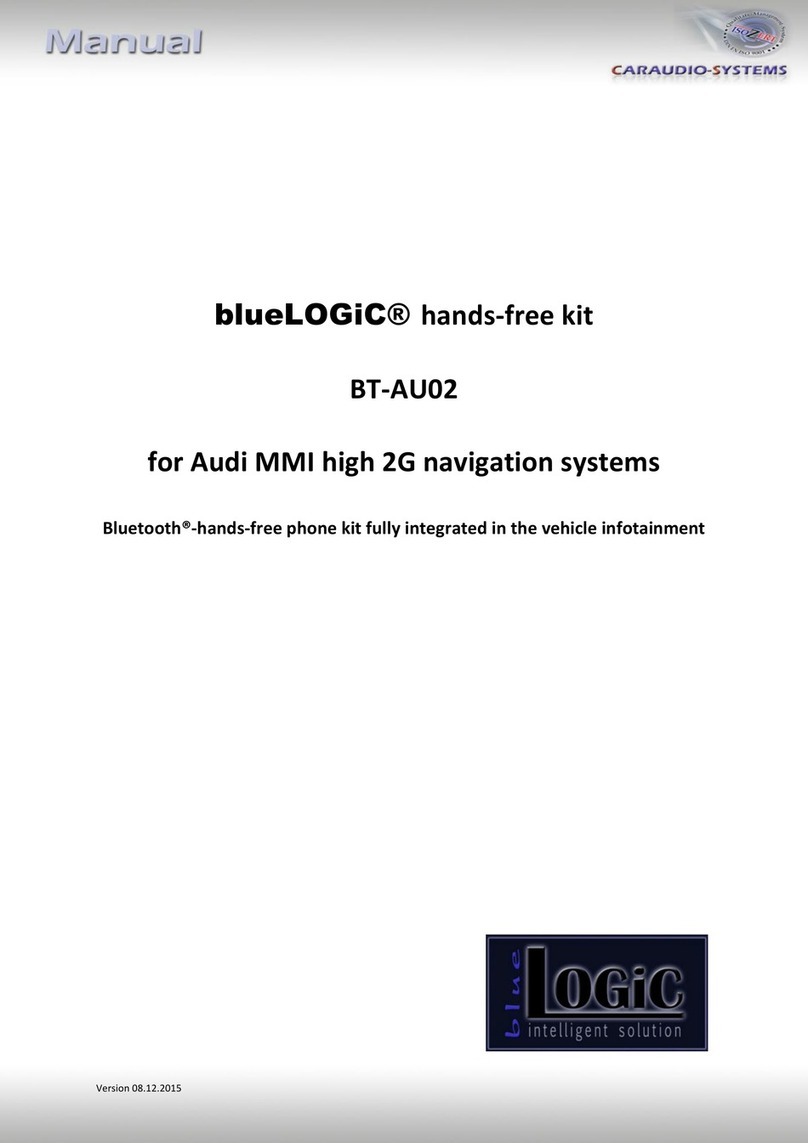 Caraudio-Systems blueLOGiC BT-AU02 manual