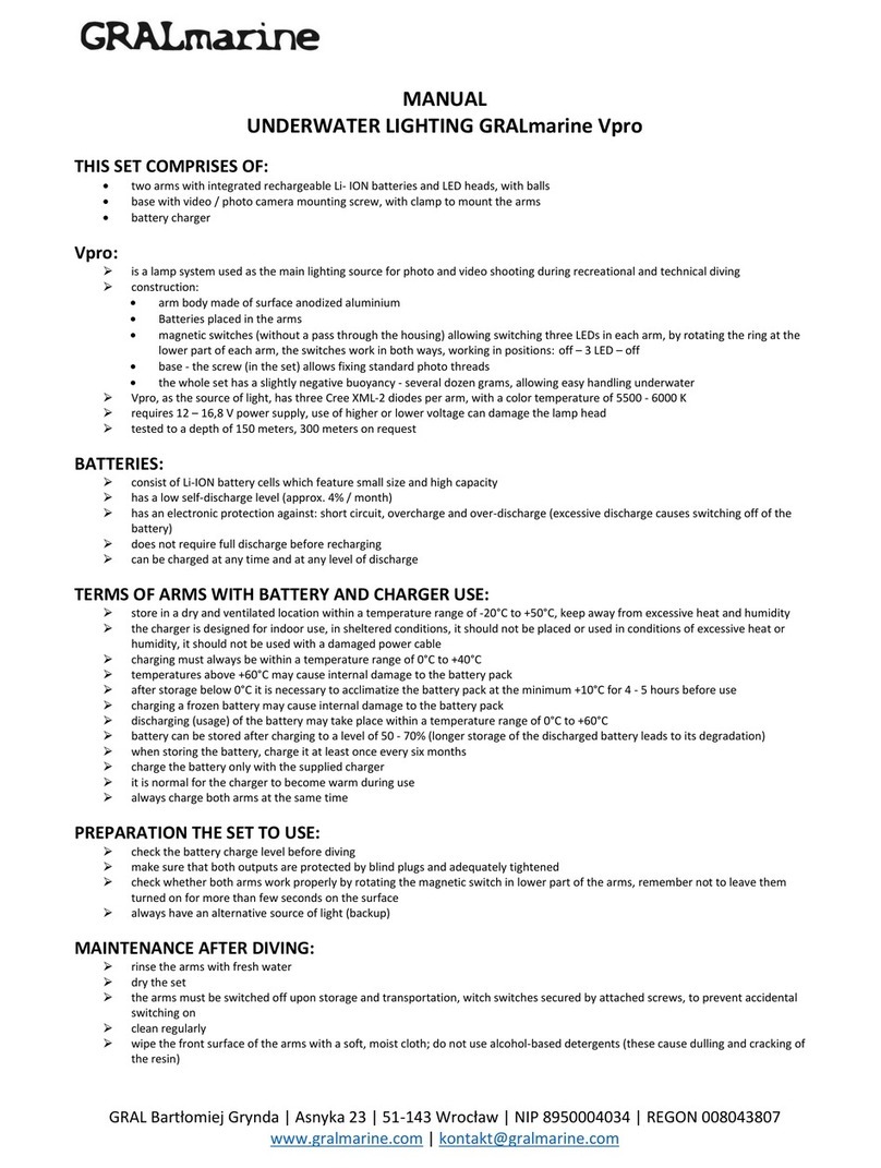 GRALmarine Vpro manual