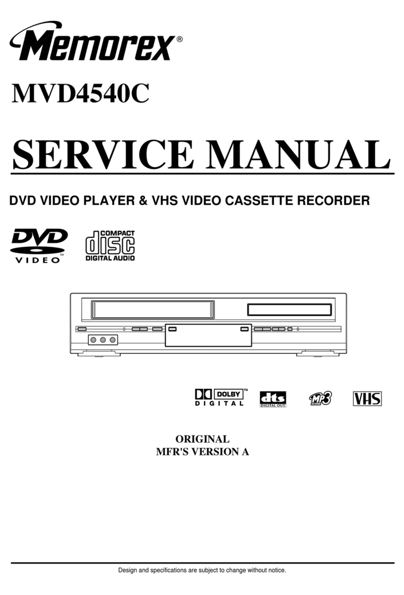 Memorex MVD4540C Service manual