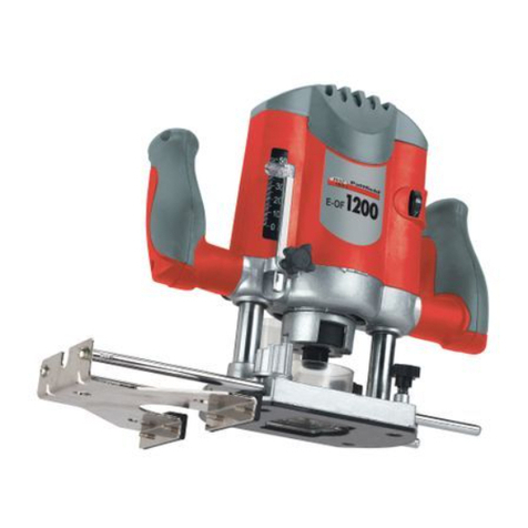 EINHELL ERGO TOOLS E-OF 1200 User manual
