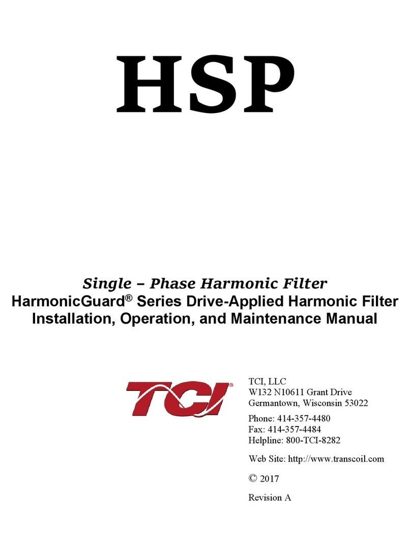 TCi HarmonicGuard HSP User manual
