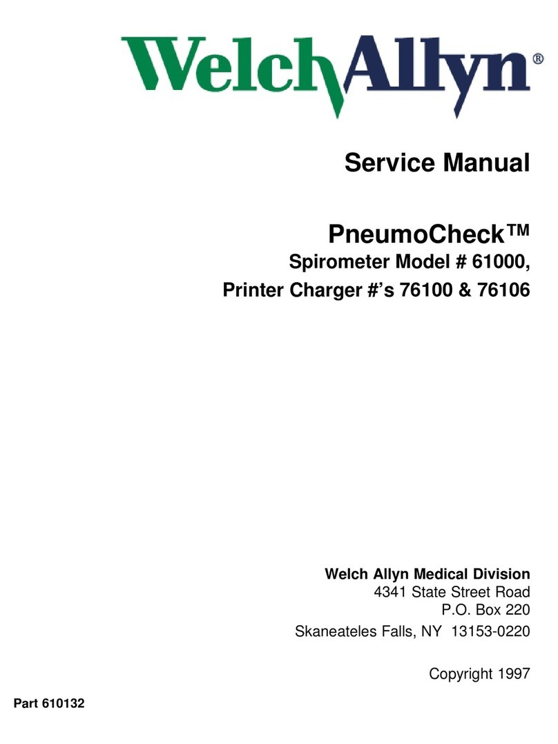 Welch Allyn PneumoCheck 61000 Service manual