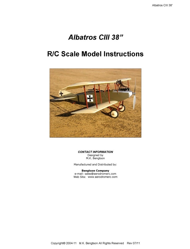 Bengtson Company Albatros CIII 38 instructions