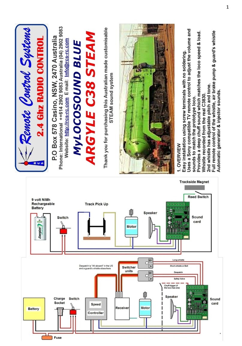 RCS MYLOCOSOUND BLUE User manual