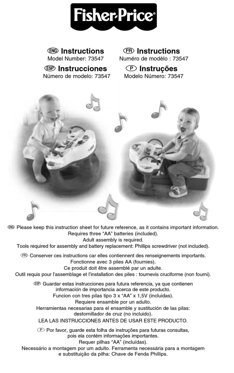 Fisher-Price 73547 User manual Fisher-Price 73547 User manual
