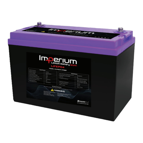 Purpleline Imperium LITHIUM BATTERY 105AH user manual