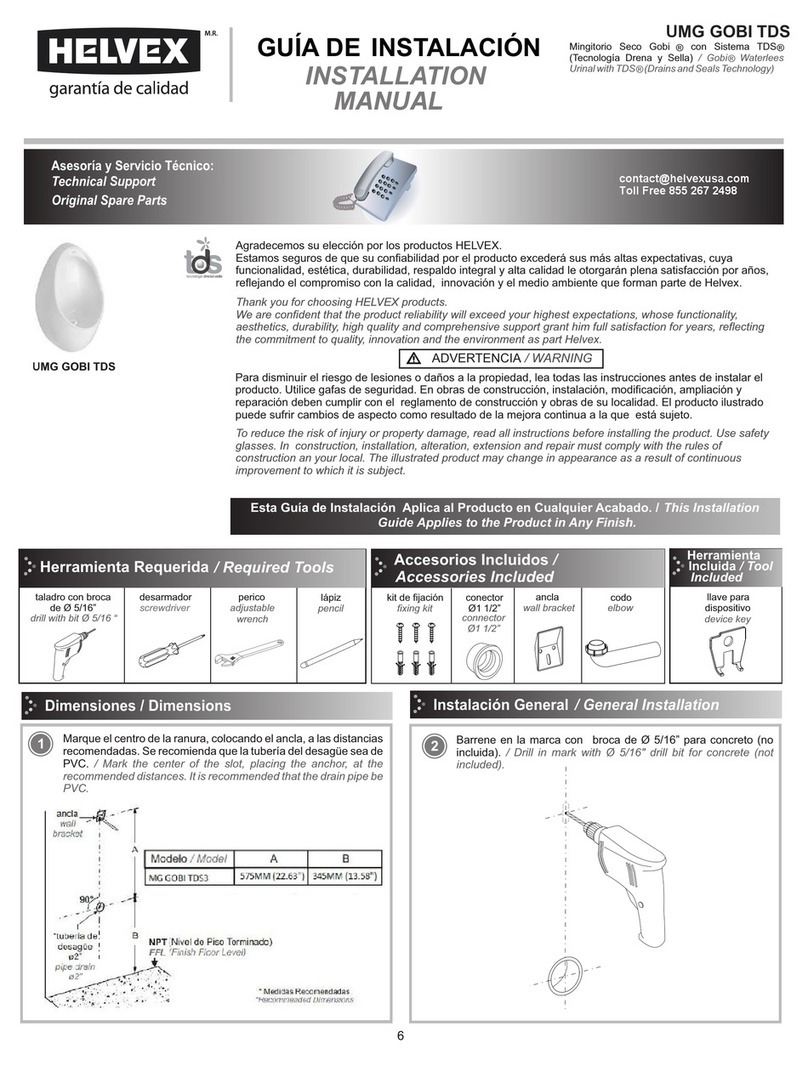 Helvex UMG GOBI TDS User manual