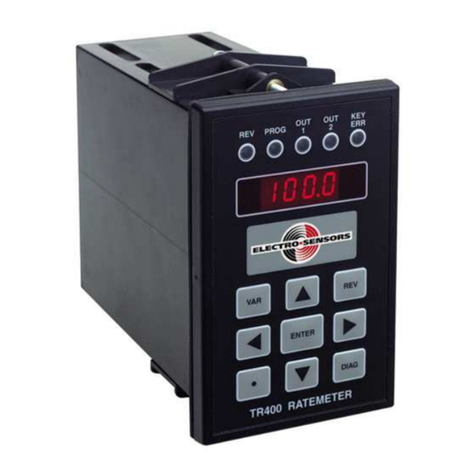 Electro-Sensors TR400 Installation & operation manual