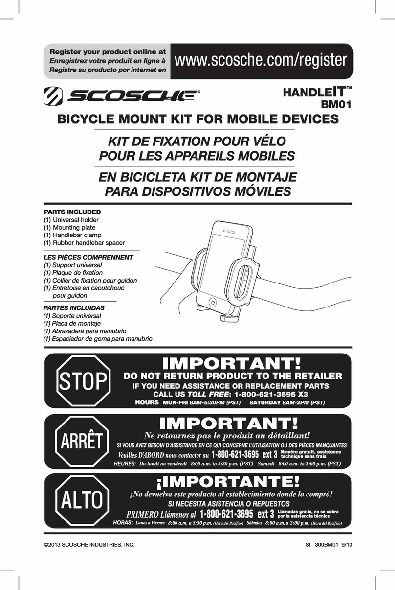 Scosche HANDLEIT BM01 manual