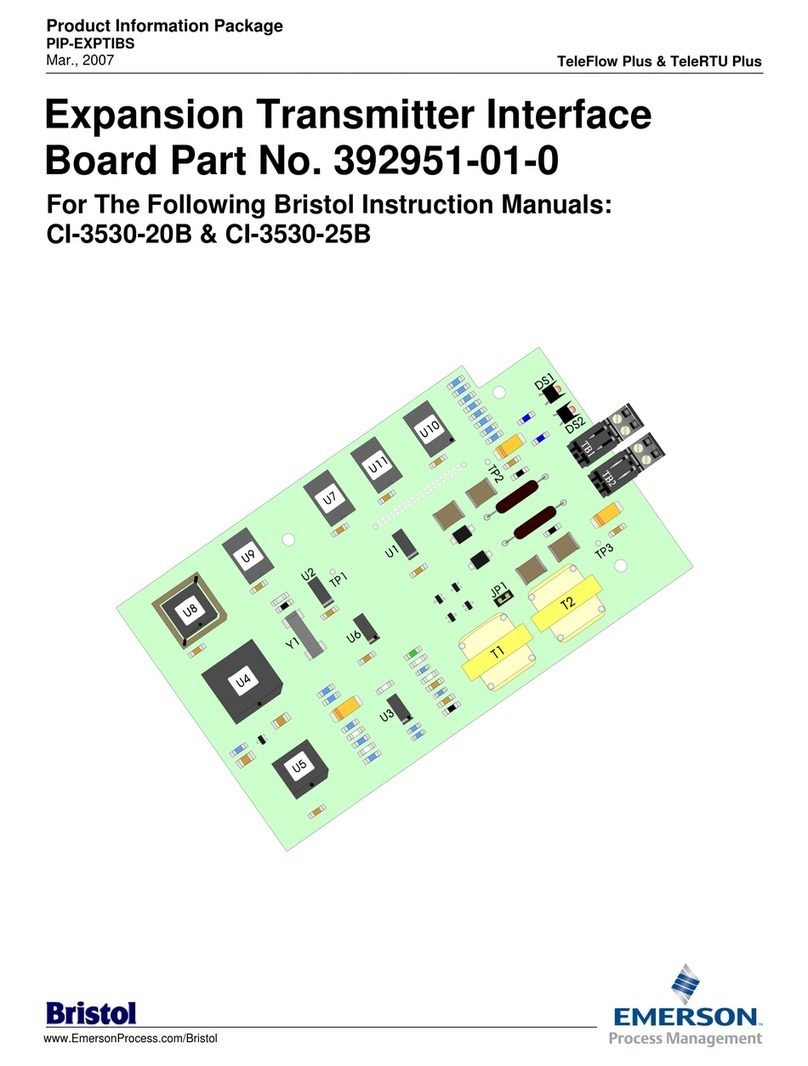 Emerson Bristol 392951-01-0 instructions Emerson Bristol 392951-01-0 instructions