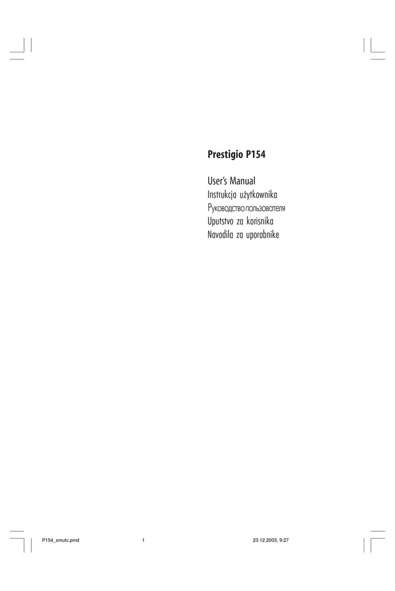 Prestigio P154 User manual